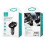 VSAMS FM transmitter με οθόνη, 2x USB, SD card, 3.4A, μαύρο