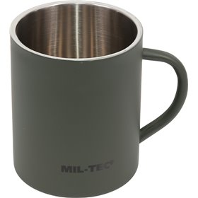 Mil-Tec Insulated Mug Κούπα Ανοξείδωτη Λαδί 450ml
