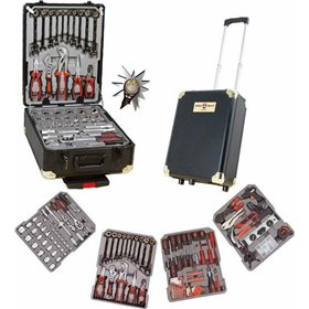 Εργαλειοθήκη Βαλίτσα Τρόλεϊ 409 τεμαχίων από ατσάλι χρωμίου βαναδίου, Swiss kraft 409G - Swiss Kraft International