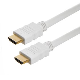 Καλώδιο δεδομένων HDMI - White - 1m - 519478 Καλώδιο δεδομένων HDMI - White - 1m - 519478