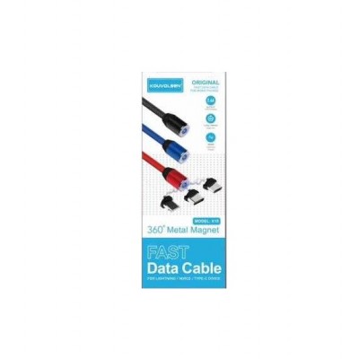 Καλώδιο Magnet 3 σε 1 - USB - Lightning/MicroUSB/Type-C - 3.5A - 1m - 080216