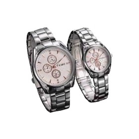 Αναλογικό ρολόι χειρός - Unisex - 8565-1 - White - 687066 Αναλογικό ρολόι χειρός - Unisex - 8565-1 - White - 687066