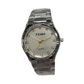 Αναλογικό ρολόι χειρός - Unisex - 8038G - White - 687257