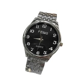 Αναλογικό ρολόι χειρός - Unisex - 8066 - Black - 687240