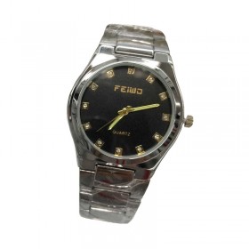 Αναλογικό ρολόι χειρός - Unisex - 8038G - Black - 687257