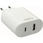 Osio OTU-5904W Διπλός φορτιστής κινητού με USB Type-C και USB Type-A – 18W