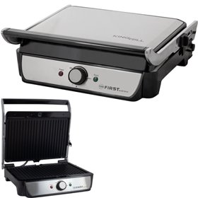 First Austria FA-5344-2 Τοστιέρα – grill με αποσπώμενες αντικολλητικές πλάκες και θερμοστάτη – 2000 W