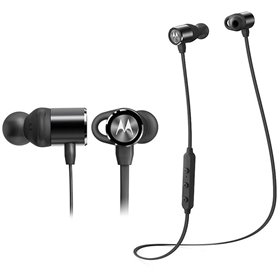 Motorola VERVE LOOP 200 Μαύρο Αδιάβροχα ασύρματα Bluetooth Handsfree ακουστικά με neck-band και ear-fin