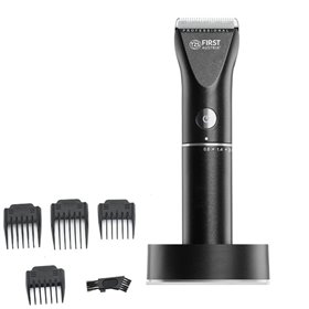 First Austria FA-5676-8 Επαναφορτιζόμενη κουρευτική μηχανή με 2 ταχύτητες, 4 χτένες και κεφαλή κεραμική / τιτανίου 3 W