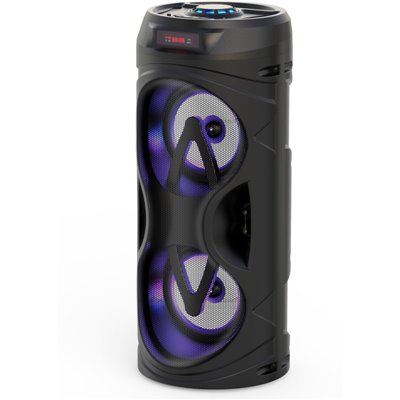 Akai ABTS-530BT Φορητό ηχείο 2.0 Bluetooth karaoke με TWS, USB, LED και micro SD – 10 W