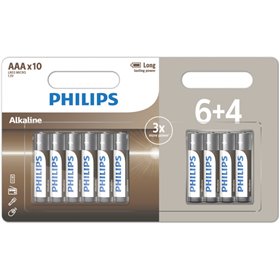 Philips LR03A10BP/GRS Αλκαλικές μπαταρίες υψηλής απόδοσης 10 τμχ AAA