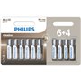 Philips LR6A10BP/GRS Αλκαλικές μπαταρίες υψηλής απόδοσης 10 τμχ AA
