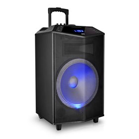 Akai ABTS-DK15 Φορητό Bluetooth karaoke party speaker με LED, ασ. μικρόφωνο και υποδοχή για μικρόφωνο και όργανο – 50 W RMS