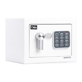 Osio OSB-1723WH Χρηματοκιβώτιο με ηλεκτρονική κλειδαριά 23 x 17 x 17 cm