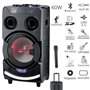 Akai ABTS-112 Φορητό Bluetooth karaoke party speaker με LED, USB, Aux-In, ασύρματο μικρόφωνο και υποδοχή και μικρόφωνο και όργαν