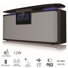 "Akai ABTS-M10 Φορητό ηχείο Bluetooth και διπλό ξυπνητήρι με Aux-In Akai ABTS-M10 Φορητό ηχείο Bluetooth και διπλό ξυπνητήρι με Aux-In, micro SD,ραδιόφωνο και USB – 12 W