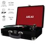 Akai ATT-E10 Πικάπ βαλίτσα με εγγραφή σε USB / κάρτα SD και ενσωματωμένα ηχεία 3 W