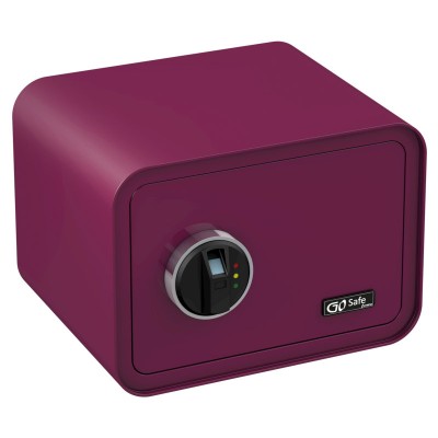 Olympia GOSAFE100 FP GR Βυσσινί Χρηματοκιβώτιο με δακτυλικά αποτυπώματα και ηλεκτρονική κλειδαριά 26 x 35 x 28 cm