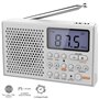 Akai AWBR-305 Λευκό Φορητό ραδιόφωνο παγκοσμίου λήψεως με οθόνη και ρολόι