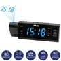 Akai ACR-3888 Ψηφιακό ξυπνητήρι με προτζέκτορα, ραδιόφωνο, διπλό USB και διπλή αφύπνιση