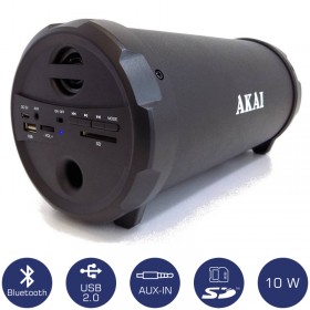 "Akai ABTS-12C Φορητό ηχείο Bluetooth με USB Akai ABTS-12C Φορητό ηχείο Bluetooth με USB, κάρτα SD και Aux-In – 10 W