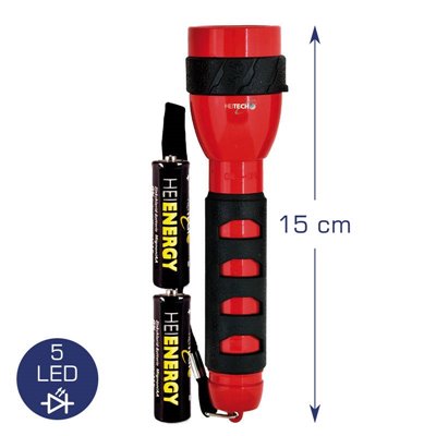 Heitech 04003557 Φακός με 5 LED