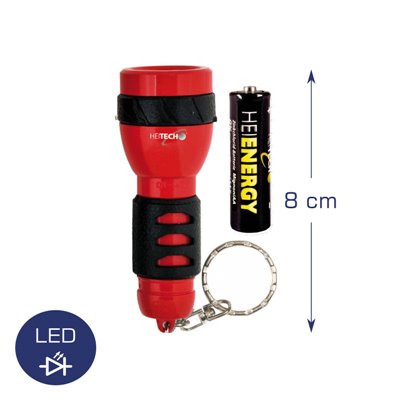 Heitech 04003556 Μίνι φακός LED μπρελόκ