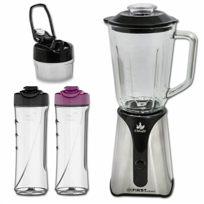First Austria FA-5243-2 Μπλέντερ και smoothie maker με 2 ποτήρια 0.6 L και γυάλινη κανάτα 1 L 350 W