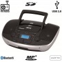 Akai APRC-108 Φορητό HiFi με Bluetooth, CD, USB για φόρτιση συσκευών, κάρτα SD και Aux-In