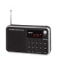 Akai DR002A-521 Μαύρο Φορητό ψηφιακό ραδιόφωνο με USB, κάρτα SD και Aux-In