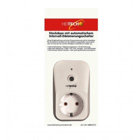Heitech 04002273 Πρίζα με αισθητήρα φωτός Heitech 04002273 Πρίζα με αισθητήρα φωτός