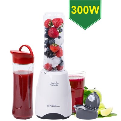 First Austria FA-5243 Smoothie / milkshake μπλέντερ με 2 ποτήρια με κάπάκι 0.6 L 300 W