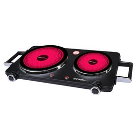 First Austria FA-5096-6 Διπλή υπέρυθρη κεραμική εστία 2500 W