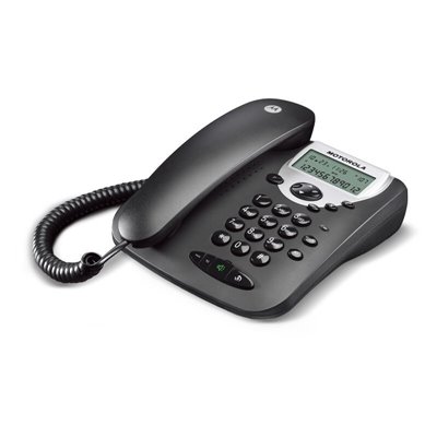 Motorola CT2 Μαύρο Ενσύρματο τηλέφωνο με οθόνη