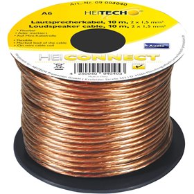 Heitech 09004040 Εύκαμπτο καλώδιο ηχείων 10 m