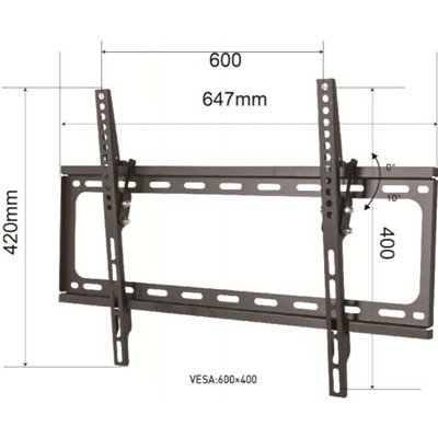 Osio OSM-5834 Βάση τηλεόρασης 32″ – 65″ VESA 600 x 400