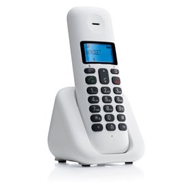 Motorola T301 White (Ελληνικό Μενού) Ασύρματο τηλέφωνο με ανοιχτή ακρόαση