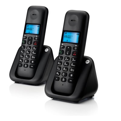 Motorola T302 (Ελληνικό Μενού) Διπλό ασύρματο τηλέφωνο με ανοιχτή ακρόαση