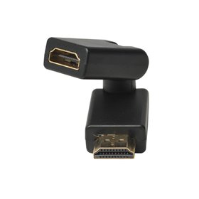 Heitech 09004057 Αντάπτορας 360ο HDMI αρσενικό σε HDMI θηλυκό