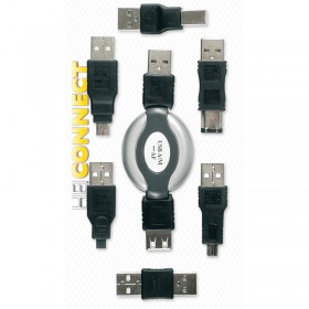 Heitech 09004079 USB σετ με 7 αντάπτορες