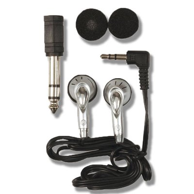 Heitech 09001390 Earbuds στερεοφωνικά ακουστικά με αντάπτορα 6.5 mm