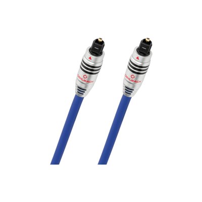 OEHLBACH XXL Series 80 Καλώδιο Ήχου Οπτικής Ίνας με Μεταλλικούς ακροδέκτες TOSLINK 10m Μαύρο (1386) - OEM