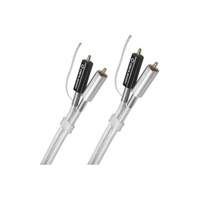 OEHLBACH Phono NF Καλώδιο Ήχου Inteconnect  με Καλώδιο Γείωσης 2x RCA - 2x RCA (1m) Ασημί (2601) - OEM