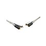 OEHLBACH Phono NF Καλώδιο Ήχου Inteconnect  με Καλώδιο Γείωσης 2x RCA - 2x RCA (1m) Ασημί (2601) - OEM