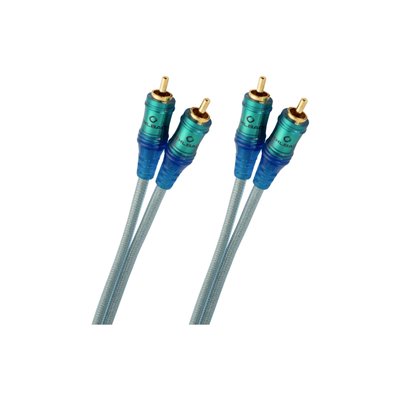 Oehlbach NF Ice Blue Καλώδιο Ήχου Interconnect 2 x RCA - 2 x RCA 1m - OEM
