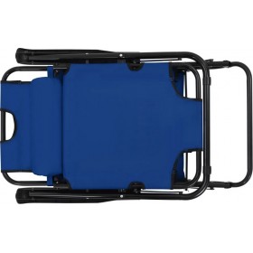 Ankor Ξαπλώστρα-πολυθρόνα μεταλλική ΜπλεΚωδικός: 789245 