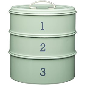 Σετ με 3 στοιβαζόμενα δοχεία Kitchen Craft Living Nostalgia