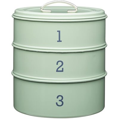 Σετ με 3 στοιβαζόμενα δοχεία Kitchen Craft Living Nostalgia