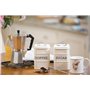 Σετ 3 δοχεία καφέ, τσαγιού και ζάχαρης KitchenCraft Living Nostalgia Steel σε κρεμ χρώμα
