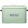 Μεγάλος μεταλλικός κάδος ψωμιού Kitchencraft Living Nostalgia πράσινο μέντας